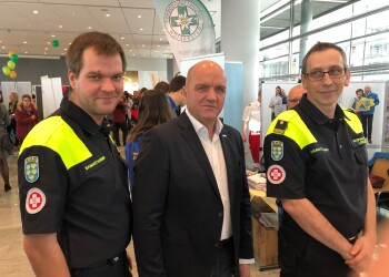 Präsident Markus Wieser bei der 2. NÖ Freiwilligenmesse in St. Pölten.