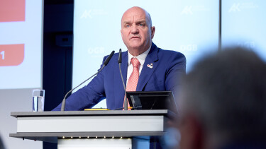 AK Nieder&ouml;sterreich-Pr&auml;sident und &Ouml;GB N&Ouml;-Vorsitzender Markus Wieser