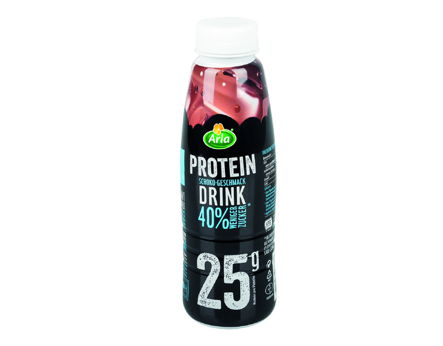 Arla Protein Drink 25g Schoko Geschmack © , VKI Proteindrink Arla Protein Drink 25g Schoko Geschmack © , VKI