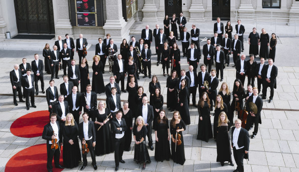 Orchester vor Musikverein © Martina Siebenhandl, Tonkünstler Orchester Niederösterreich Orchester vor Musikverein © Martina Siebenhandl, Tonkünstler Orchester Niederösterreich