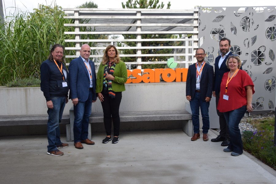 Betriebsbesuch bei Esarom in Rückersdorf-Harmannsdorf