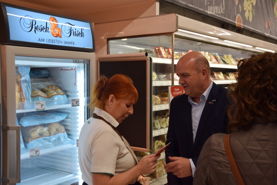 Betriebsbesuch bei Merkur in Bad Vöslau.