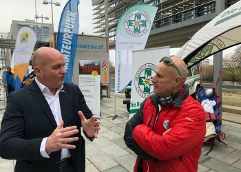 Präsident Markus Wieser bei der 2. NÖ Freiwilligenmesse in St. Pölten.