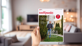 Endlich sorgenlos wohnen - die Covergeschichte des AK Mitgliedermagazins.