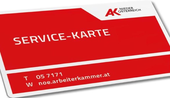 Service-Karte | Arbeiterkammer Niederösterreich