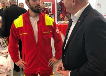 Präsident Markus Wieser bei der 2. NÖ Freiwilligenmesse in St. Pölten.